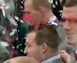 Confetti for the England Rugby Victory Parade