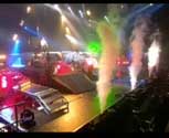 CO2 jet special effects for Busted tour