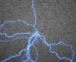 Lightning / plasma panel high voltage effect prop - blue 500 x 500mm