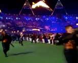 2mtr hand gas staffs special effects at the Paralympic Closing Ceremony