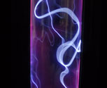Plasma column high voltage effect props