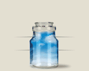 Confetti effects bottle image