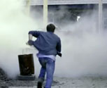 MTFX were involved in the creation of this collapsing ceiling stunt in a recent episode off Casualty.