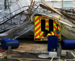 Casualty helicopter crash