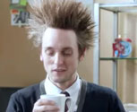 High voltage electrostatic special effects for a Beechams commercial