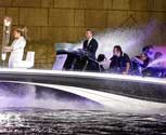 Project Max - David Beckham Olympic Flame Speedboat Arrival