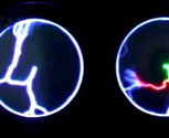 Lightning / Plasma Panel 410mm Round Blue and RGB