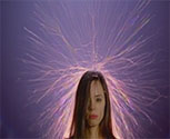 A MTFX Van de Graaff Generator was used to make the actress's hair stand on end for this TV show production
