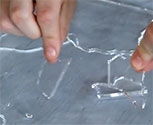 MTFX's Rubber Glass is a fantastic realistic looking fake glass effect. No razor sharp edges, and looks like real shards of glass.