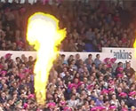 Dragon Vertical Flame - Cardiff Blues