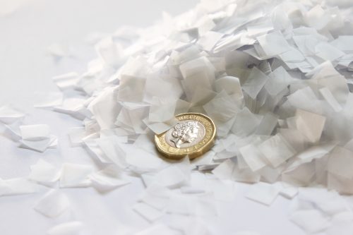 Square Confetti Snow, 1kg - Image 2