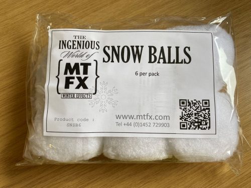 Artificial Snowballs x 6