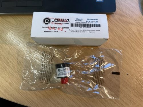FLOW SELECTOR, 1/8 IN NPT, 0 TO 25 LPM FLOW by Western Enterprises
